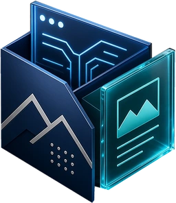 BrochureSite Studio 3D Cube Logo